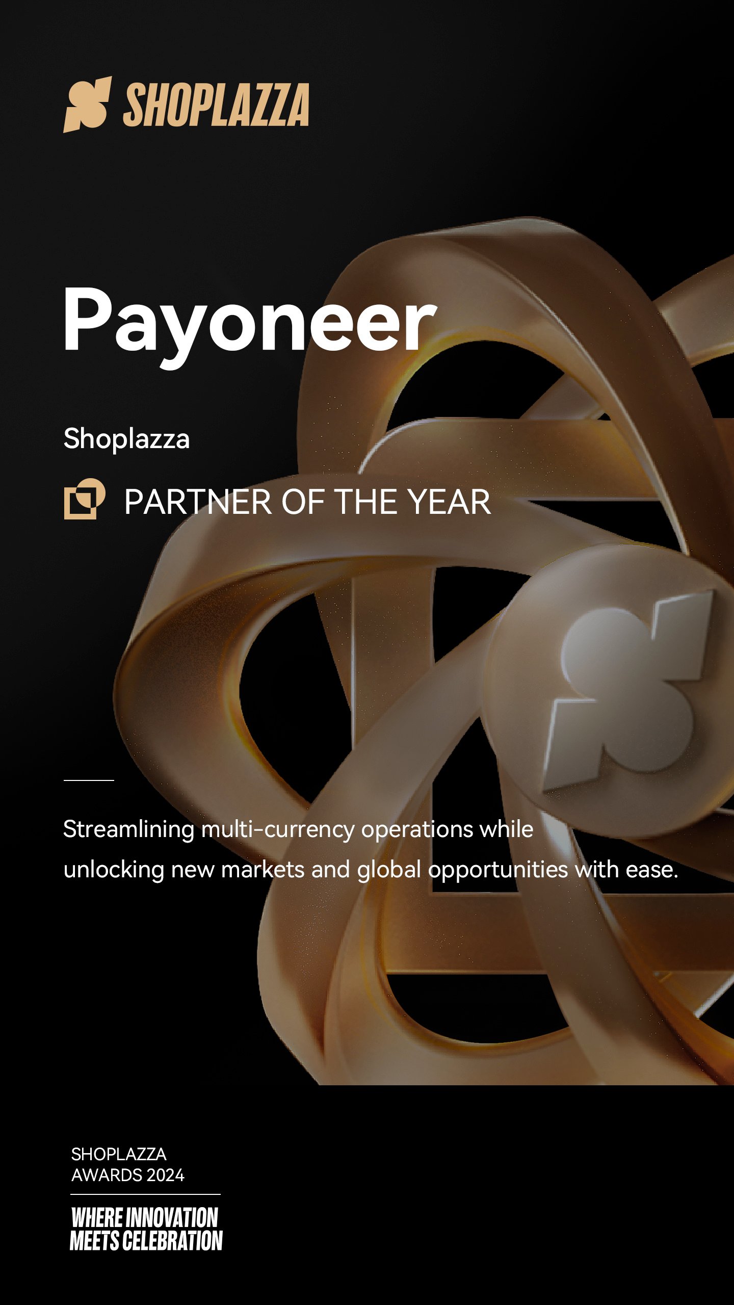 Payoneer: Shoplazza Partner of the Year 2024